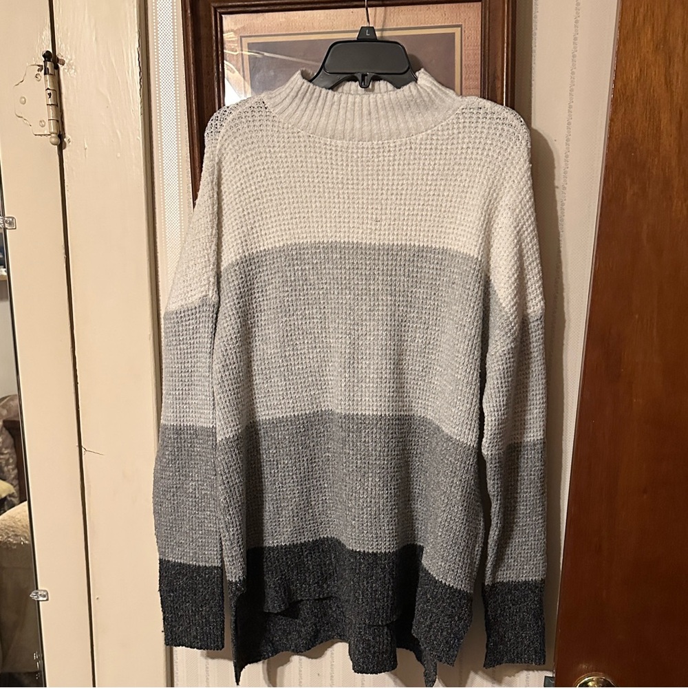 SO Crewneck Sweater - Black, Gray, and White